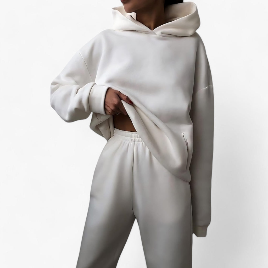 Tvådelat Tracksuit Set – Hellångt Set För Vardag