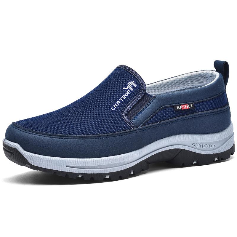 Dam Slip-On Skor | Textilovandel med Fotvalvsstöd | Gummisula för Vardagsbruk | Olsson