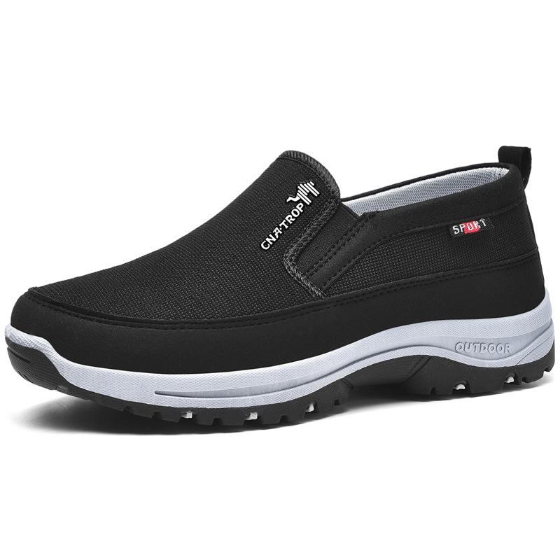 Dam Slip-On Skor | Textilovandel med Fotvalvsstöd | Gummisula för Vardagsbruk | Olsson
