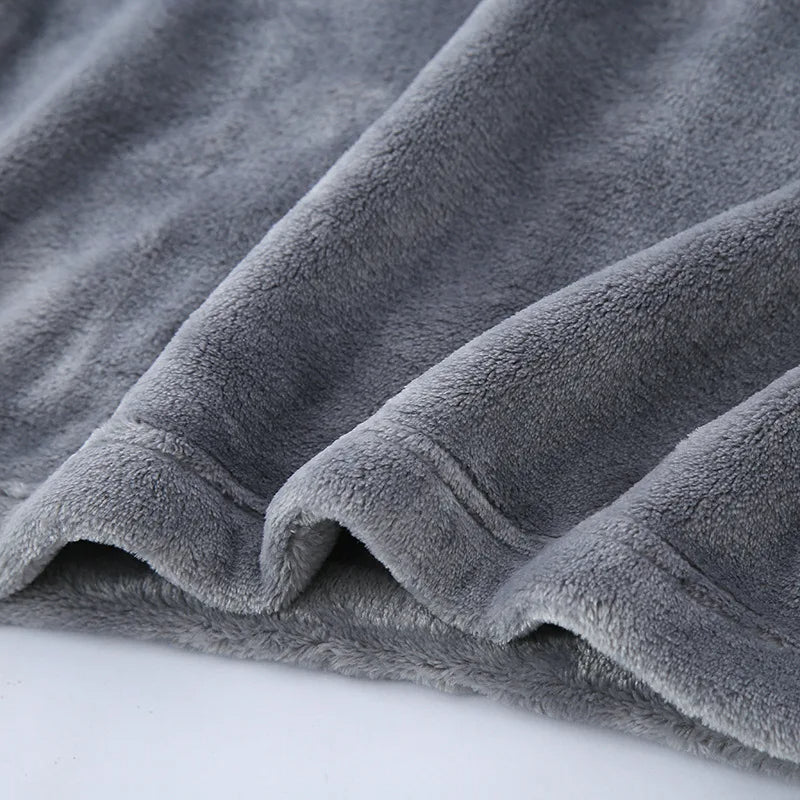 Pyjamas Set Med Byxa – Stickad Långärmad Sovkläder För Vinter