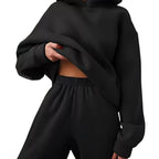 Tvådelat Tracksuit Set – Hellångt Set För Vardag