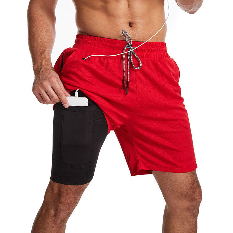 Herr Shorts Med Elastisk Midja – Sportshorts För Träning Och Vardag