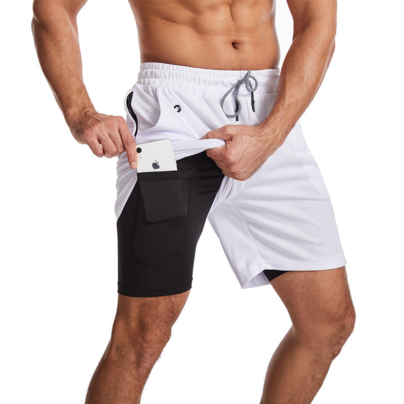 Herr Shorts Med Elastisk Midja – Sportshorts För Träning Och Vardag