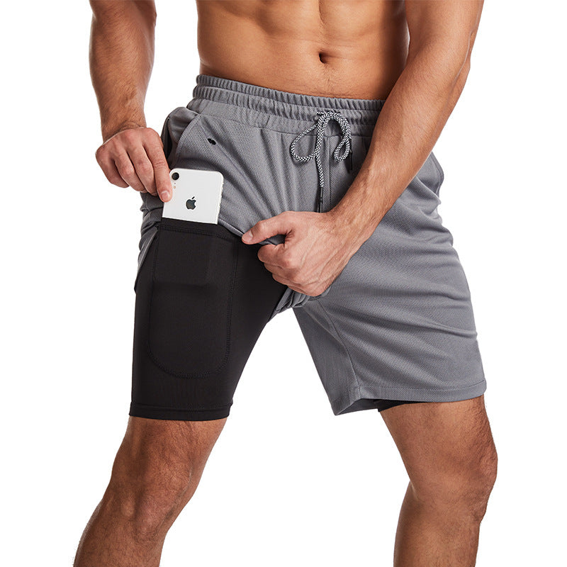 Herr Shorts Med Elastisk Midja – Sportshorts För Träning Och Vardag
