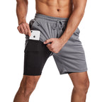 Herr Shorts Med Elastisk Midja – Sportshorts För Träning Och Vardag