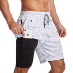 Herr Shorts Med Elastisk Midja – Sportshorts För Träning Och Vardag