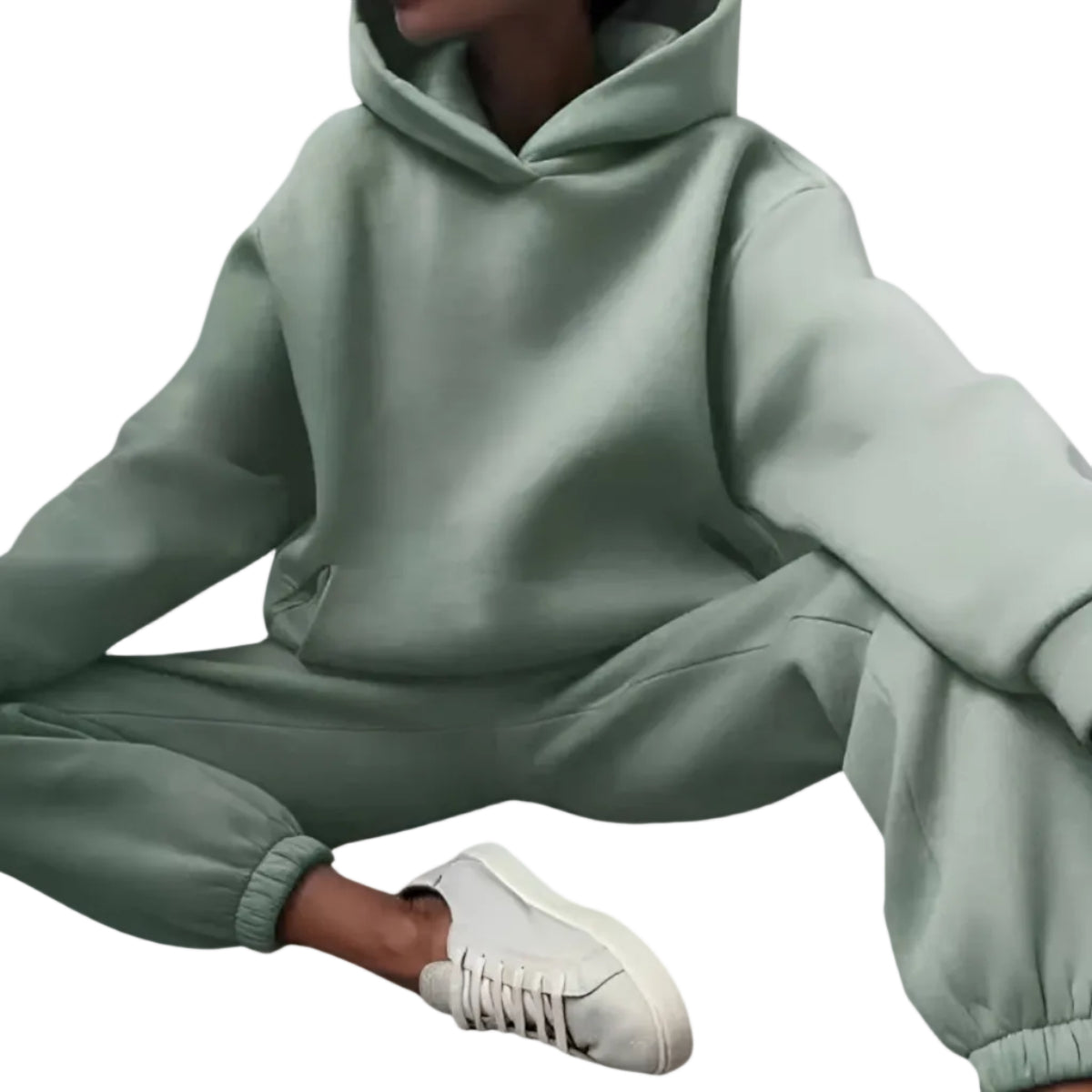 Tvådelat Tracksuit Set – Hellångt Set För Vardag