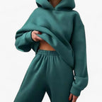Tvådelat Tracksuit Set – Hellångt Set För Vardag
