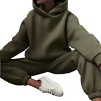 Tvådelat Tracksuit Set – Hellångt Set För Vardag