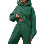 Tvådelat Tracksuit Set – Hellångt Set För Vardag