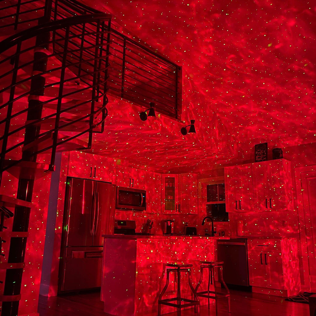 Starsky | Galaxie Projektor 2.0 med WiFi – Magisk stjärnhimmel-belysning för sovrum & vardagsrum