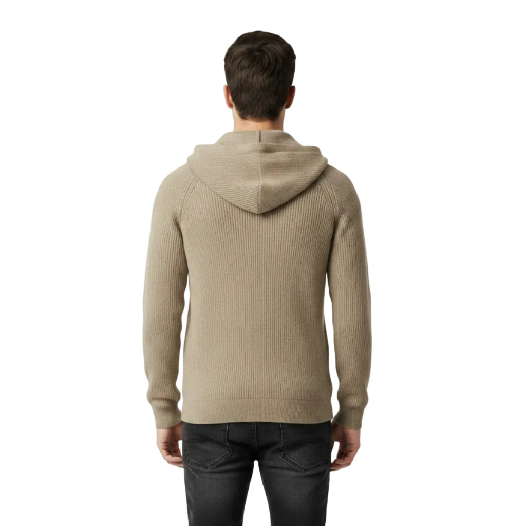 Herr Slim-Fit Zip-Hoodie | Huva & Långärmad Design | Hoodie med Dragkedja för Vardagsbruk & Lagerlooks | Olsson
