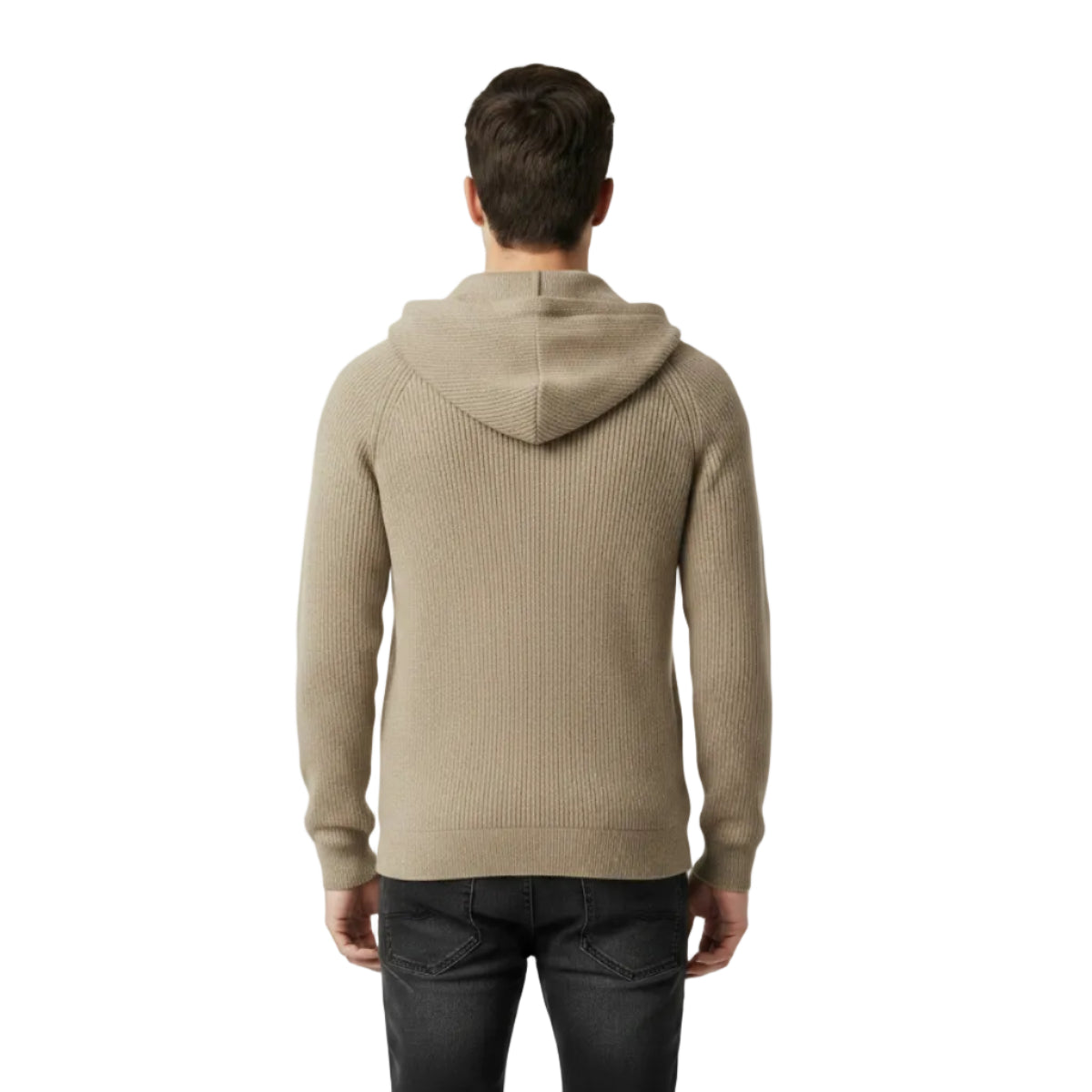 Herr Slim-Fit Zip-Hoodie | Huva & Långärmad Design | Hoodie med Dragkedja för Vardagsbruk & Lagerlooks | Olsson