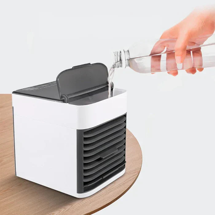 Mini Luftkylare - PP Personlig Luftkylare Med Luftfuktare Och LED Ljus