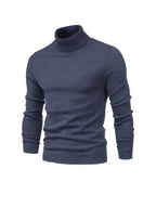 Stickad Pullover i Ull och Viskos – Långärmad Tröja För Vardag