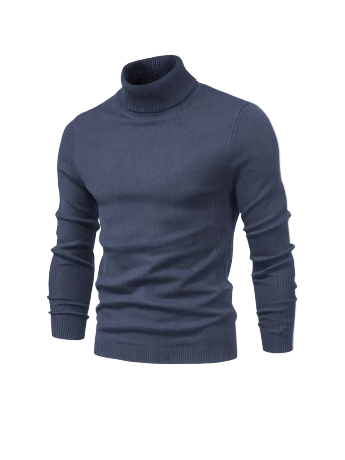 Stickad Pullover i Ull och Viskos – Långärmad Tröja För Vardag