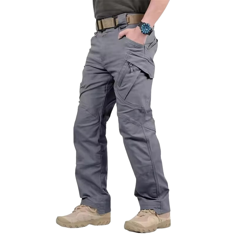 Midjehöga Fleecebyxor - Polyester Casual Slim Byxor
