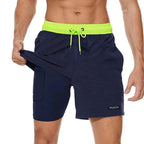 Herr Shorts Med Elastisk Midja – Sportshorts För Träning Och Vardag