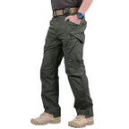 Midjehöga Fleecebyxor - Polyester Casual Slim Byxor