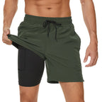 Herr Shorts Med Elastisk Midja – Sportshorts För Träning Och Vardag