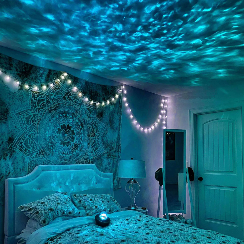 Starsky | Galaxie Projektor 2.0 med WiFi – Magisk stjärnhimmel-belysning för sovrum & vardagsrum