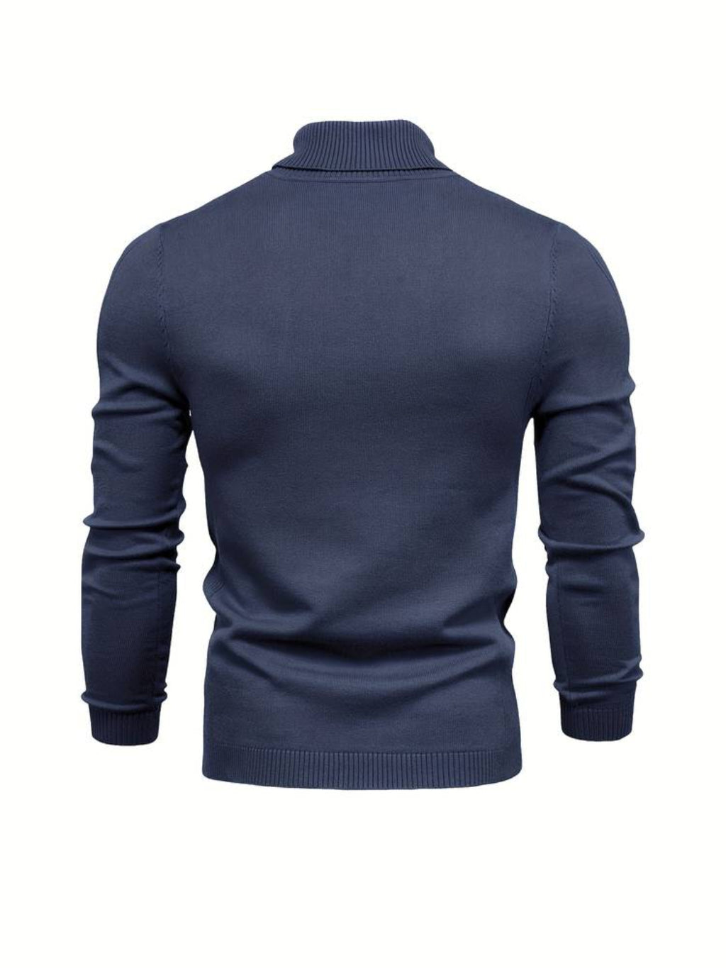 Stickad Pullover i Ull och Viskos – Långärmad Tröja För Vardag