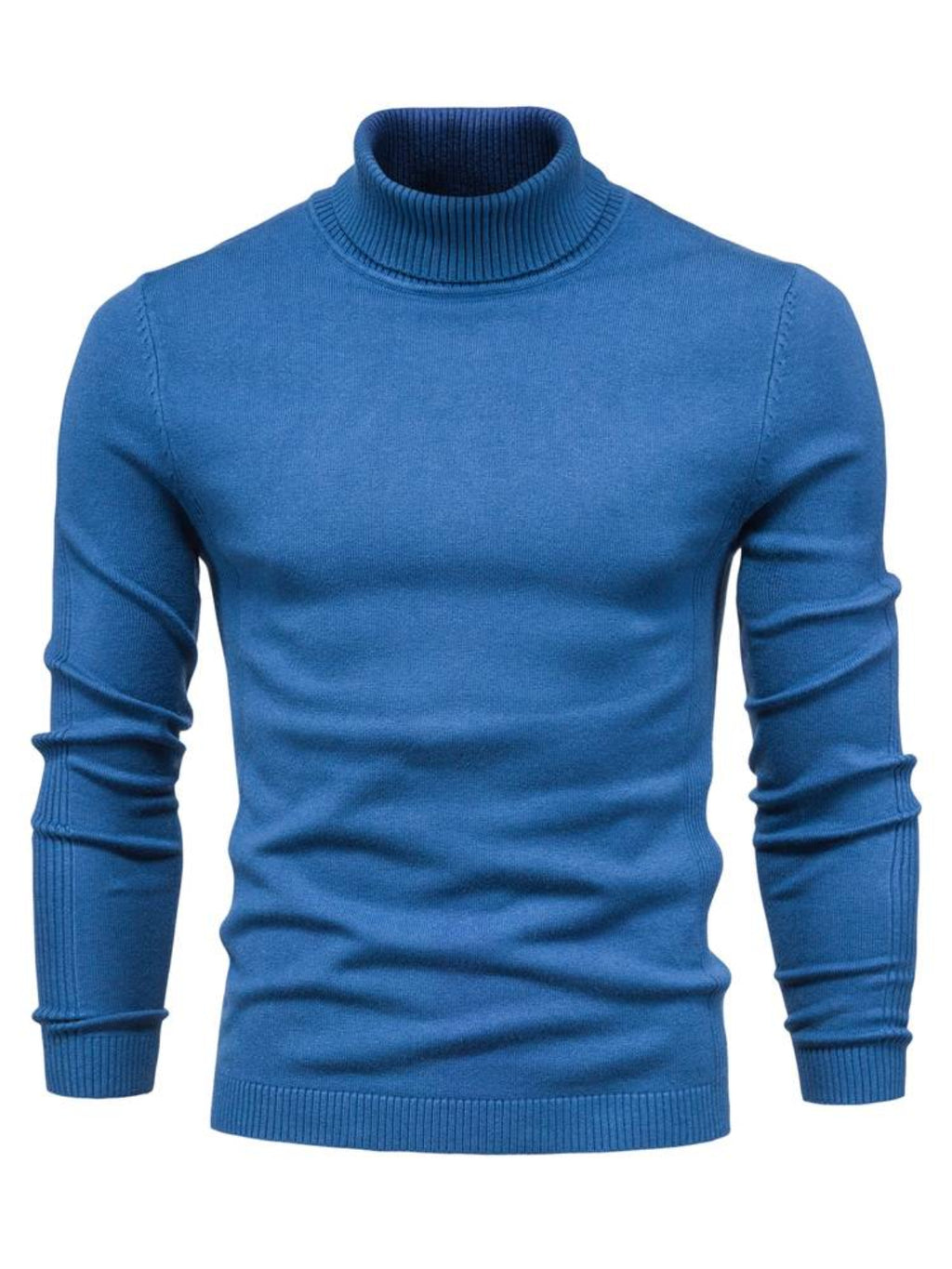 Stickad Pullover i Ull och Viskos – Långärmad Tröja För Vardag