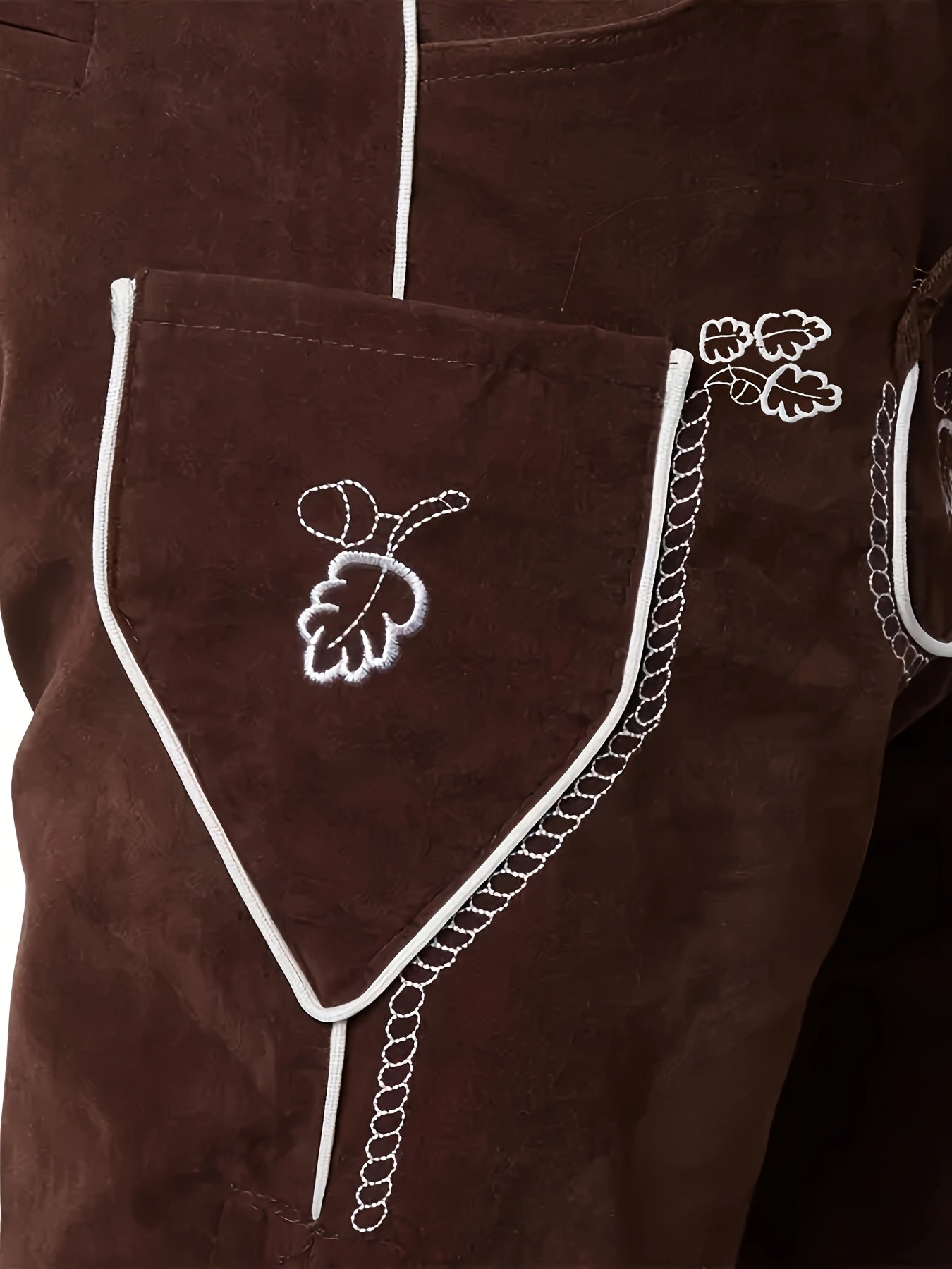 Herr Lederhosen i Textil | Normal Passform Festivalshorts med Justerbara Hängslen och Broderi | Oktoberfest | Olsson