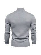 Stickad Pullover i Ull och Viskos – Långärmad Tröja För Vardag