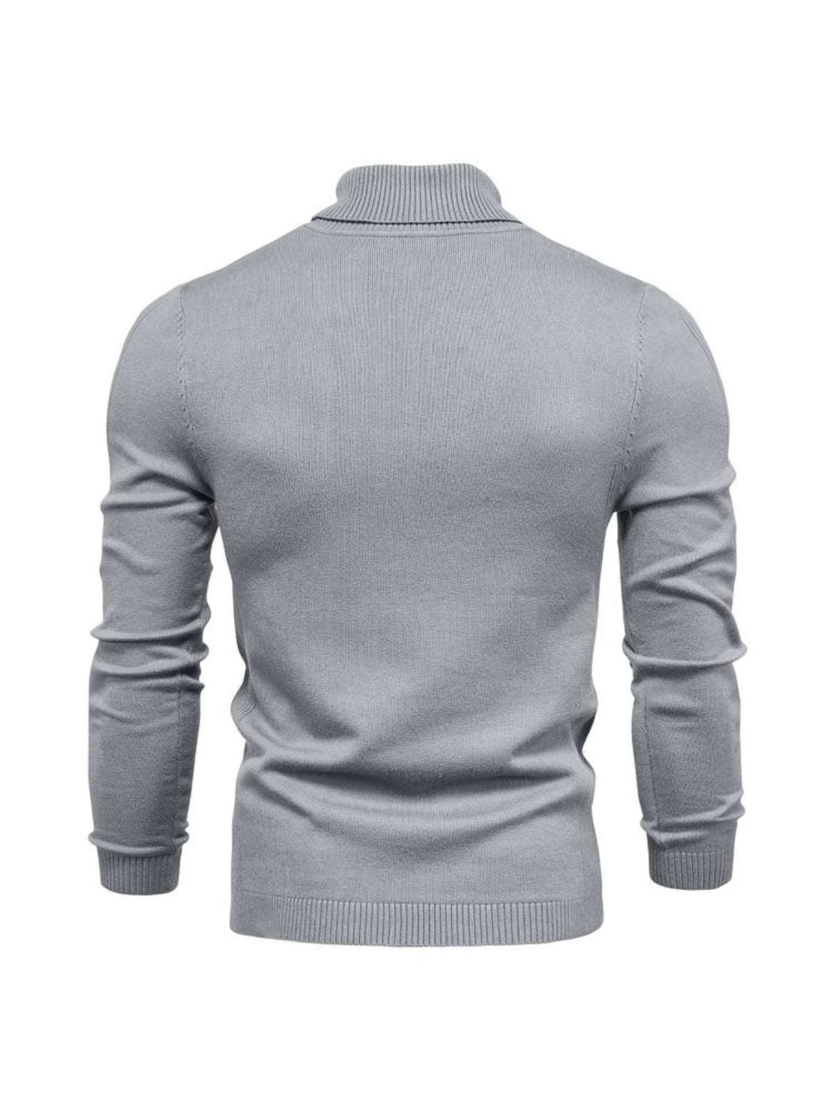 Stickad Pullover i Ull och Viskos – Långärmad Tröja För Vardag