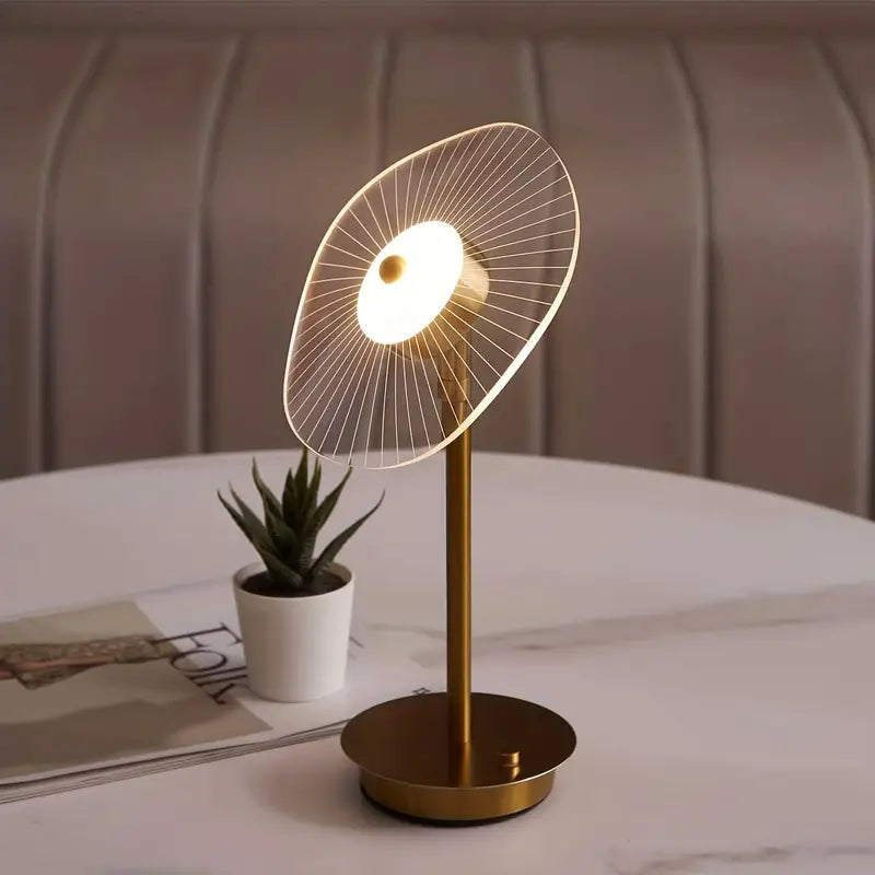 USB LED Bordslampa – Dimbart Ljus Med Touchkontroll För Inomhusbruk