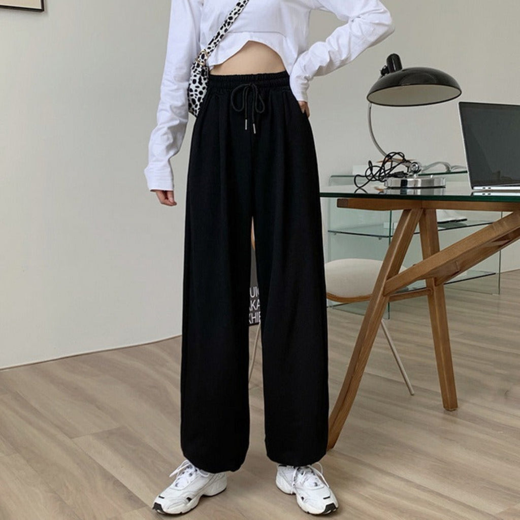 Enfärgade Sweatpants – Ankellånga Byxor För Vardag