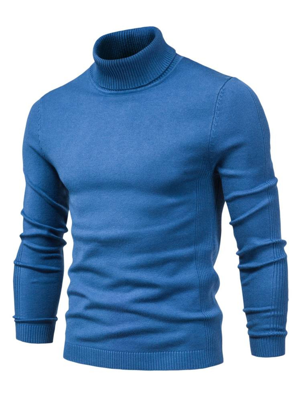 Stickad Pullover i Ull och Viskos – Långärmad Tröja För Vardag