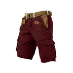 Cargoshorts för Herr i Twill och Ripstop | Regular Fit Shorts med Stretch och Sex Fickor | Friluftsliv och Vardagsbruk | Olsson