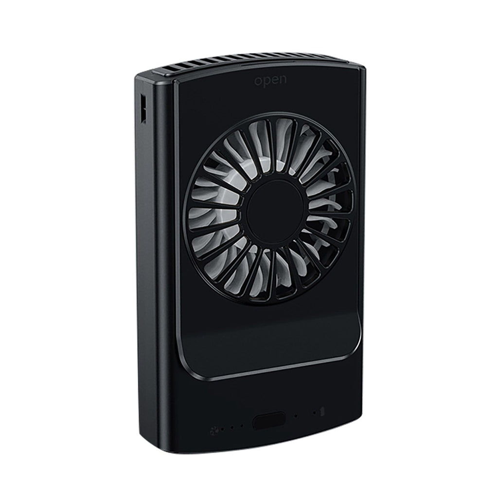 Bärbar Midjeventilator - Bladlös ABS Ventilator Med Uppladdningsbart Batteri