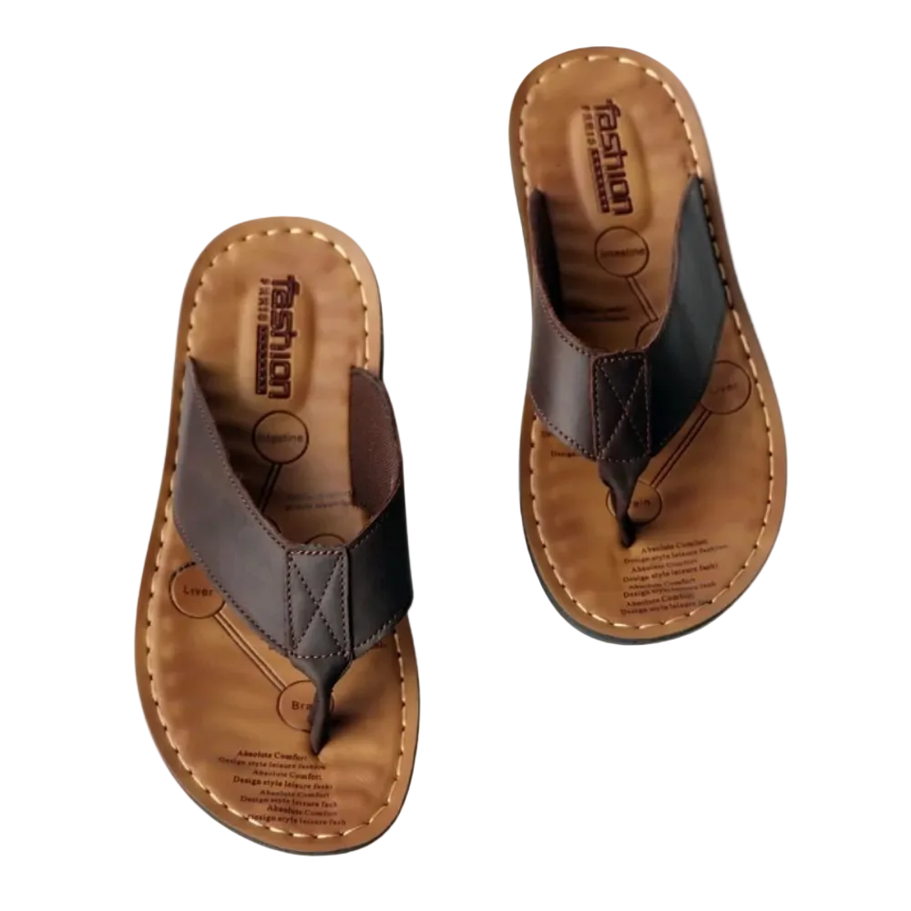 PU-Läder Inomhus Slides - Lätta Slip-On Enfärgade Sommarsandaler