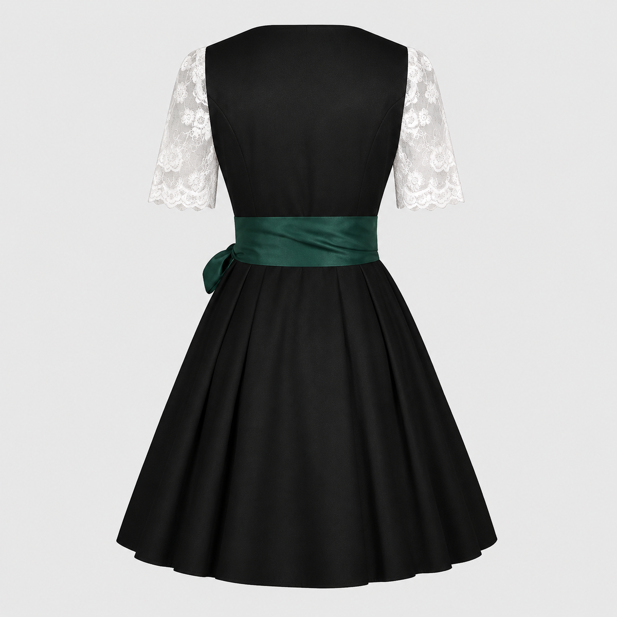 Dam Dirndl-Klänning i Polyester | Dekorativt Livstycke & Utsvängd Kjol | Traditionell Festklänning för Oktoberfest | Olsson