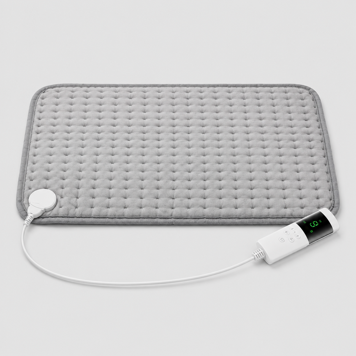 Elektrisk Värmedyna | 9 Temperaturinställningar & Digital Timer | 30 × 60 cm Värmedyna i Syntetfiber för Hemmet | Olsson