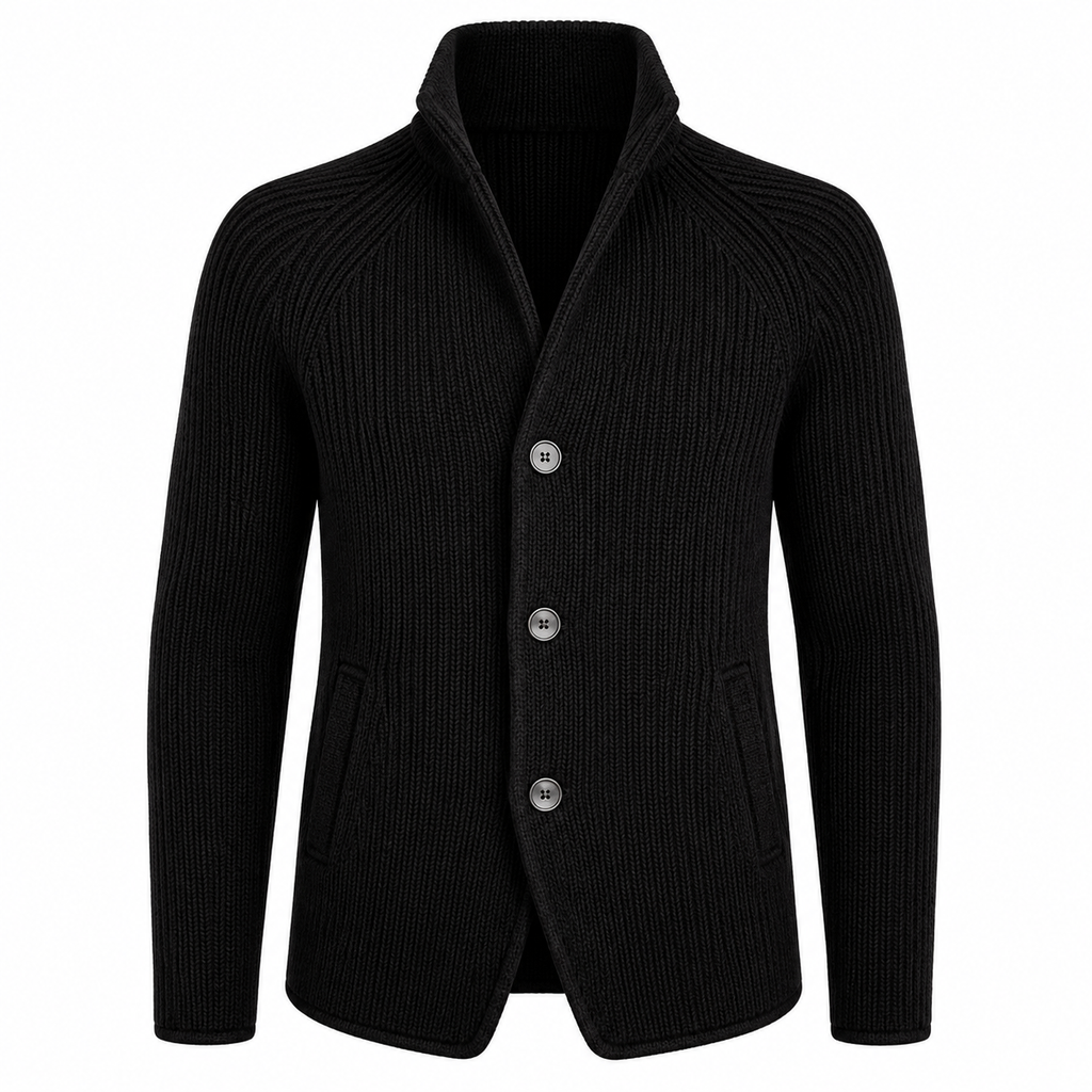 Herr Långärmad Jacka med Knapplist | Sidofickor & Regular Fit | Fritidsjacka för Vardag, Pendling & Lagerlooks | Olsson