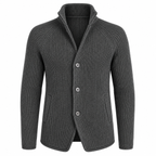 Herr Långärmad Jacka med Knapplist | Sidofickor & Regular Fit | Fritidsjacka för Vardag, Pendling & Lagerlooks | Olsson