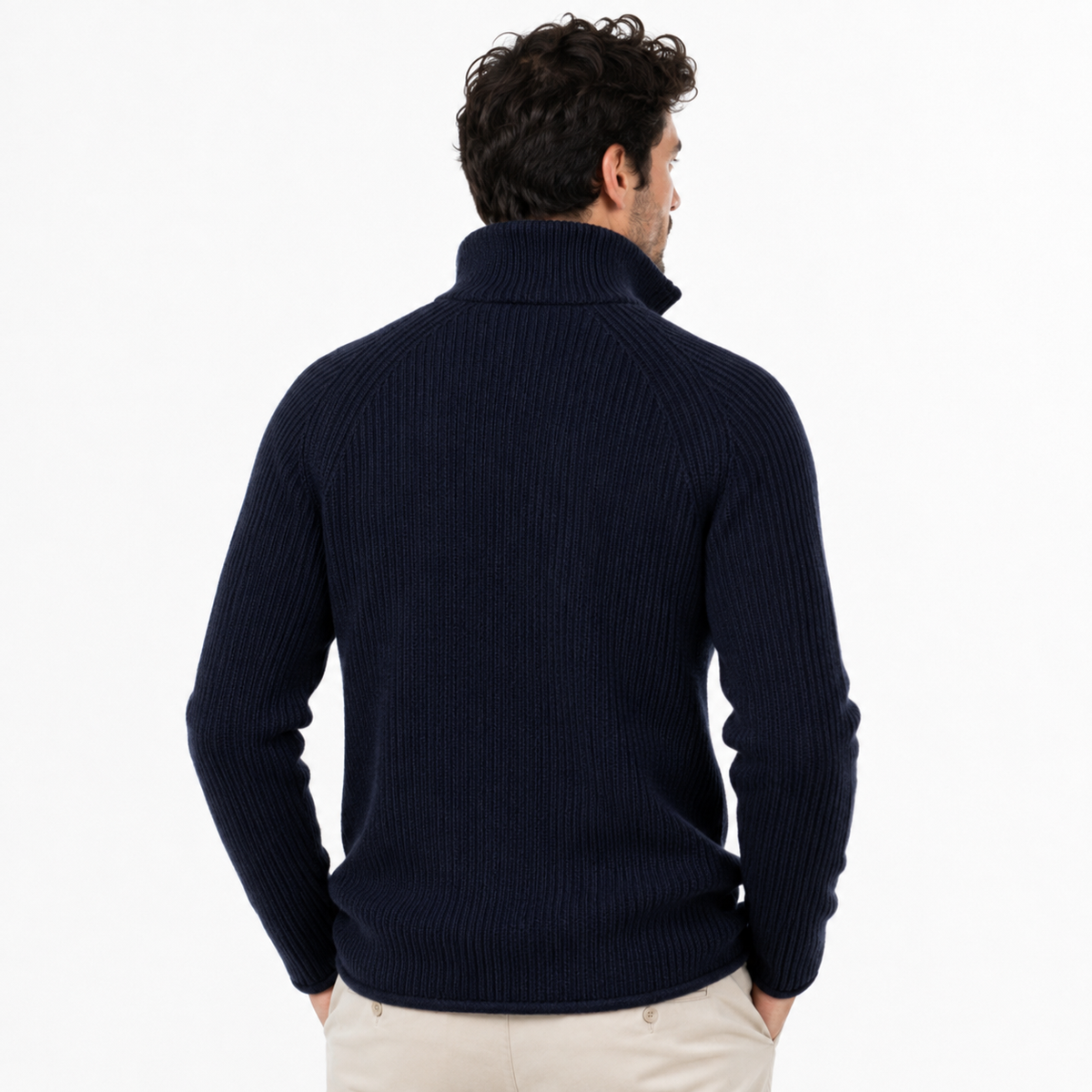 Herr Långärmad Jacka med Knapplist | Sidofickor & Regular Fit | Fritidsjacka för Vardag, Pendling & Lagerlooks | Olsson