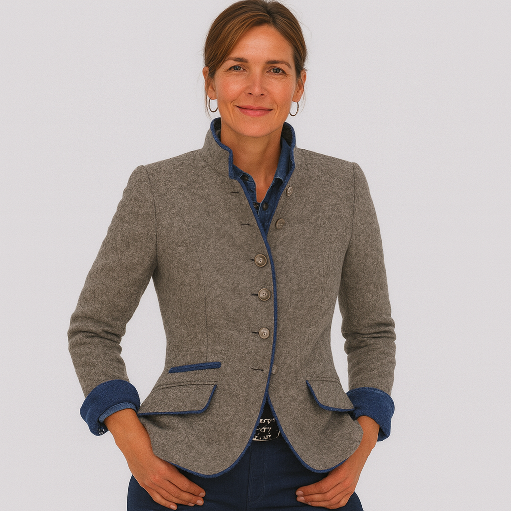 Elene- Ärm‑Lös Businessväst med Minimal Skräddad Silhuett