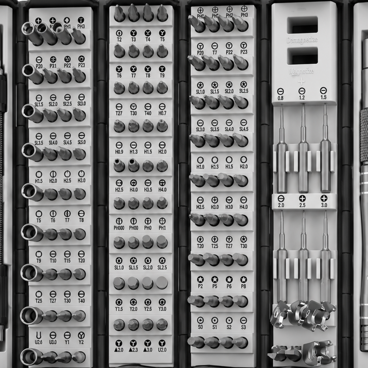 16-i-1 Precisionsskruvmejselset | Magnetisk Bitshållare & Utbytbara Bits | Kompakt Verktyg för Elektronik & Möbler | Olsson