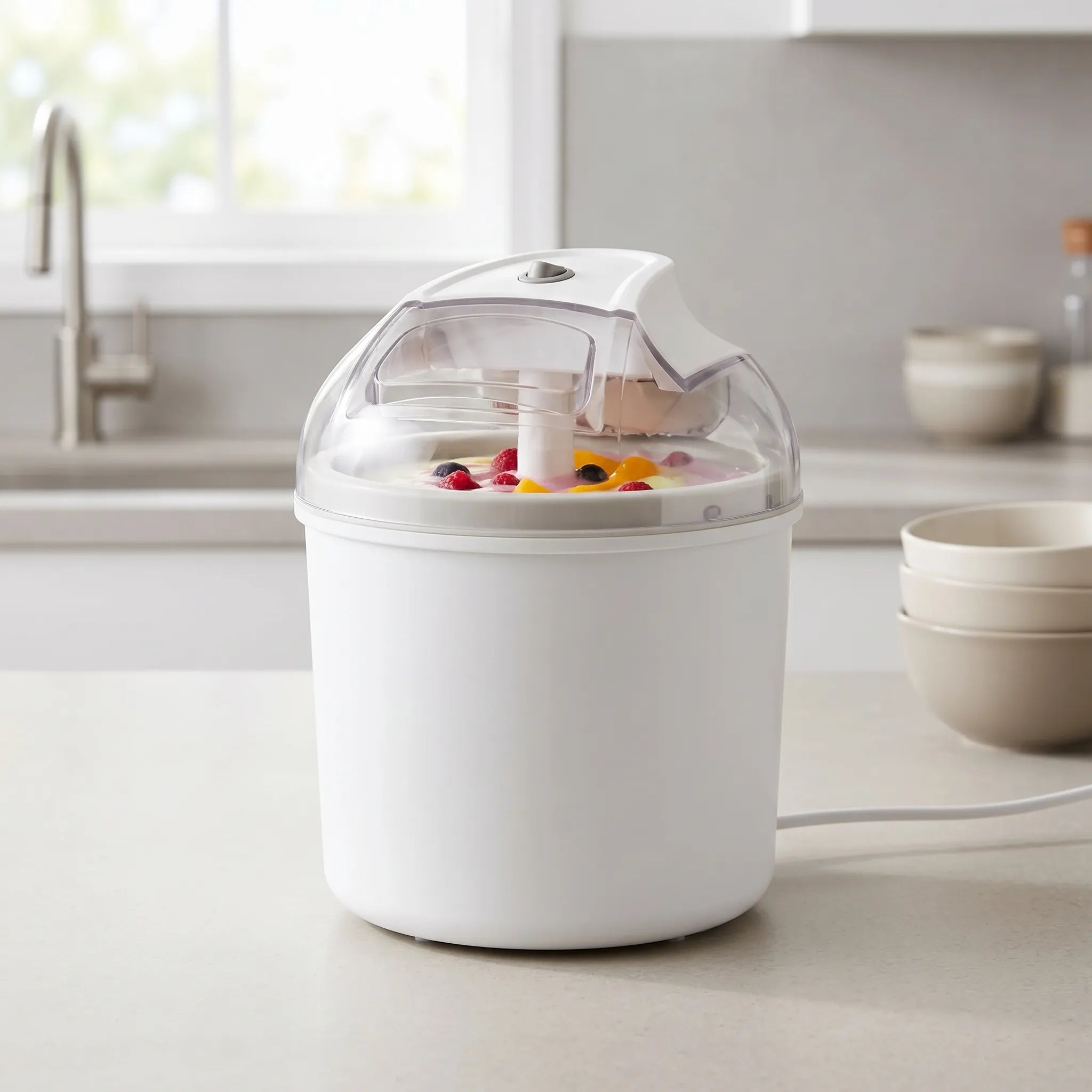 Softice Maskin - Plast Automatisk Softice Maskin Med Självkylande System