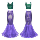 Dam Havfrukostym i Polyester & Organza | Glittrande Skäloverdel | Lager-på-Lager Kjol för Halloween & Temafester | Olsson