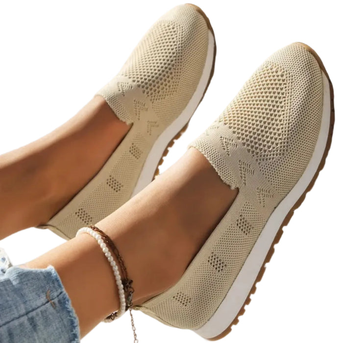 Slip-On Sandaler Med PU-Ovandel – Sommar Sandaler För Vardag
