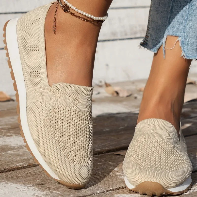 Slip-On Sandaler Med PU-Ovandel – Sommar Sandaler För Vardag