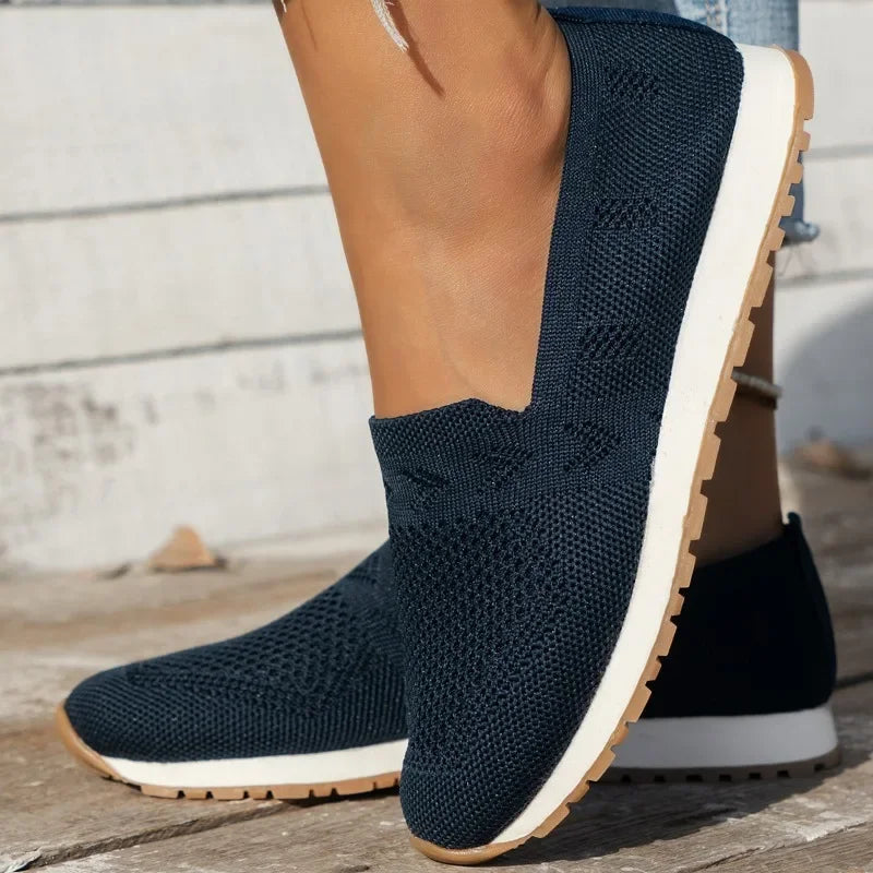 Slip-On Sandaler Med PU-Ovandel – Sommar Sandaler För Vardag