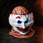 Dubbel Skräckmask i Latex | Avtagbar Ansiktsdel med Skiktad Maskkonstruktion | Halloween Kostym & Temafest | Olsson