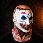 Dubbel Skräckmask i Latex | Avtagbar Ansiktsdel med Skiktad Maskkonstruktion | Halloween Kostym & Temafest | Olsson